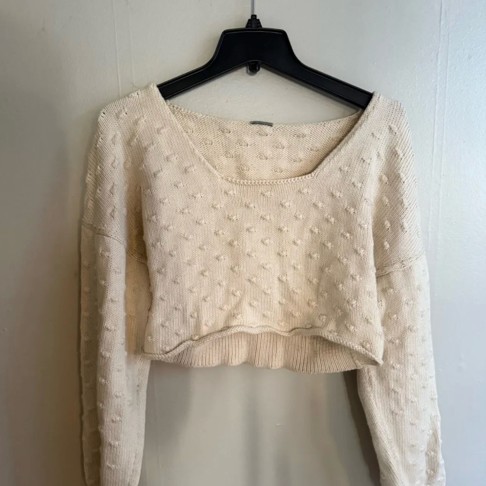 Rachel Comey Cream Popcorn Crew Neck Sweater